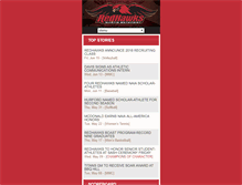 Tablet Screenshot of goredhawks.com